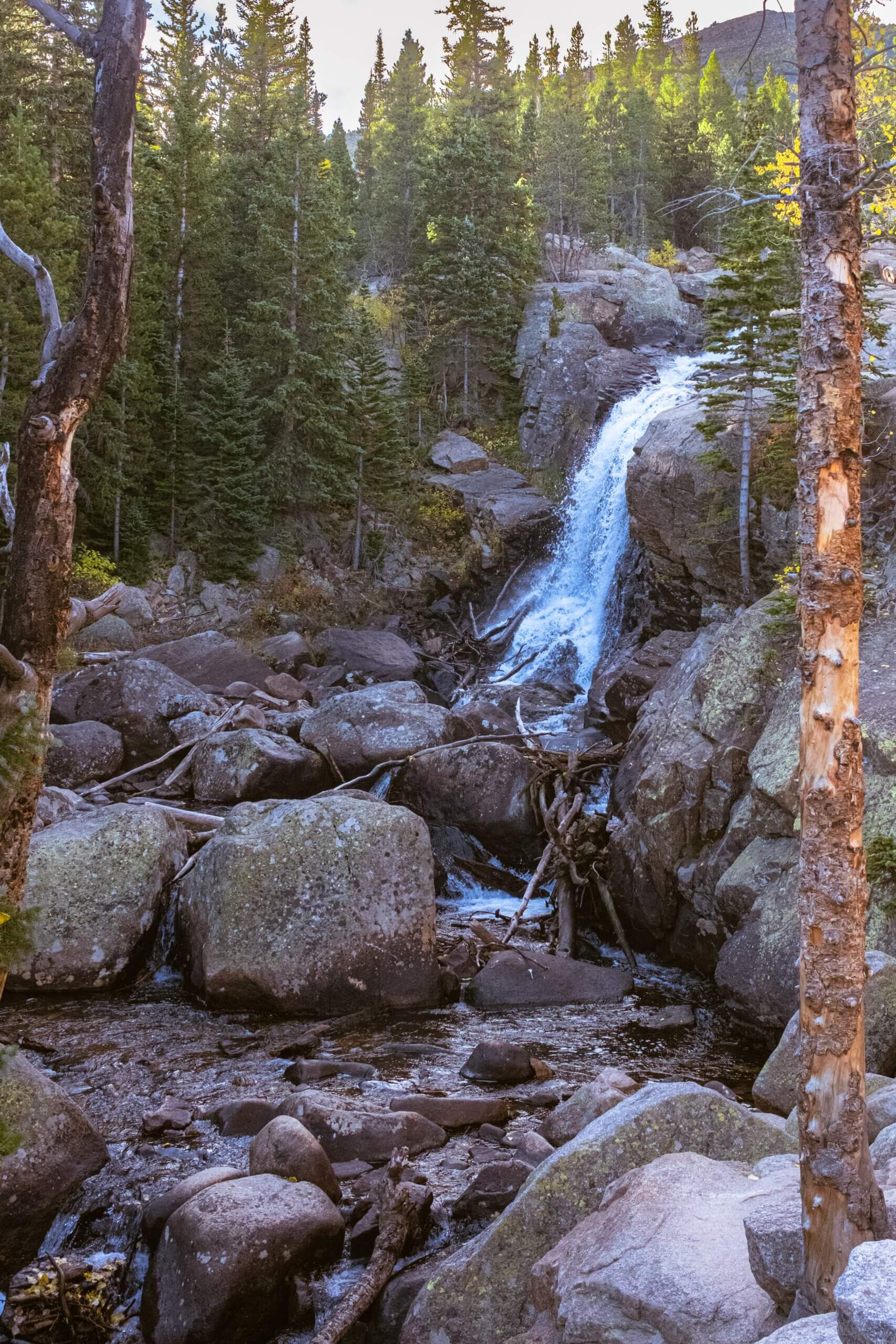 Waterfall in Rocky Mountain National Park