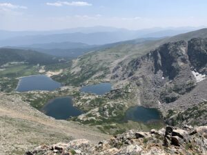 View from near the top of James Peak